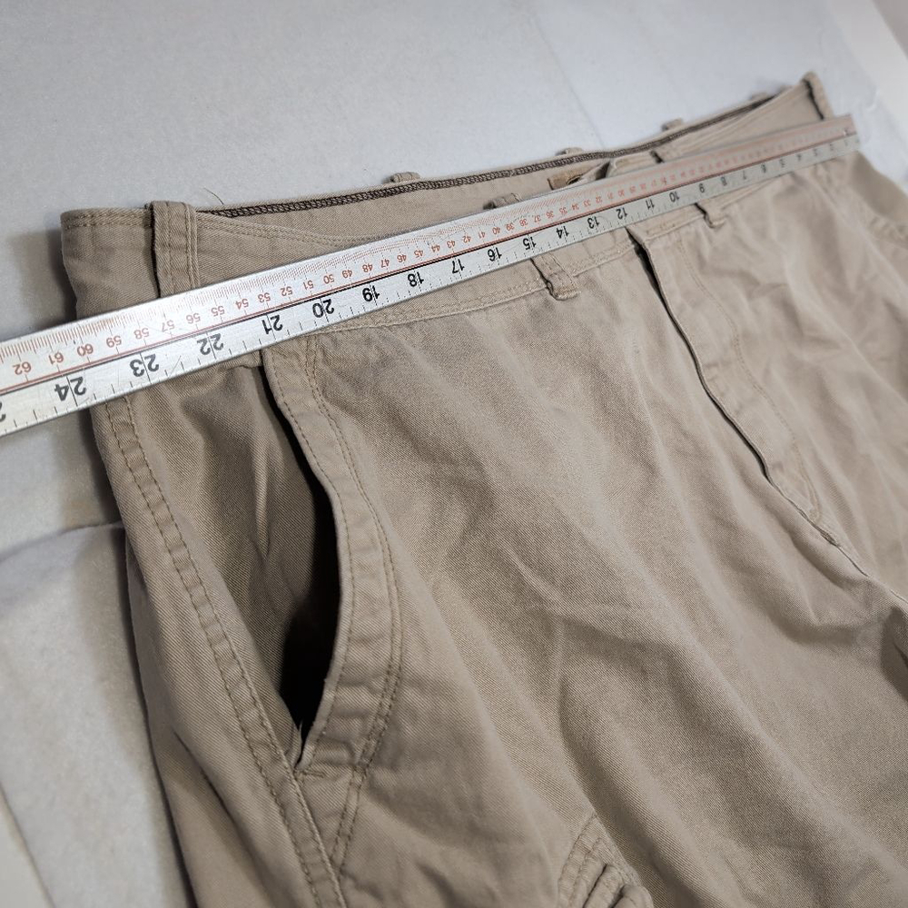 Men's The Foundry Supply Co. Cargo Shorts Waist 48 Beige - Picture 7 of 10